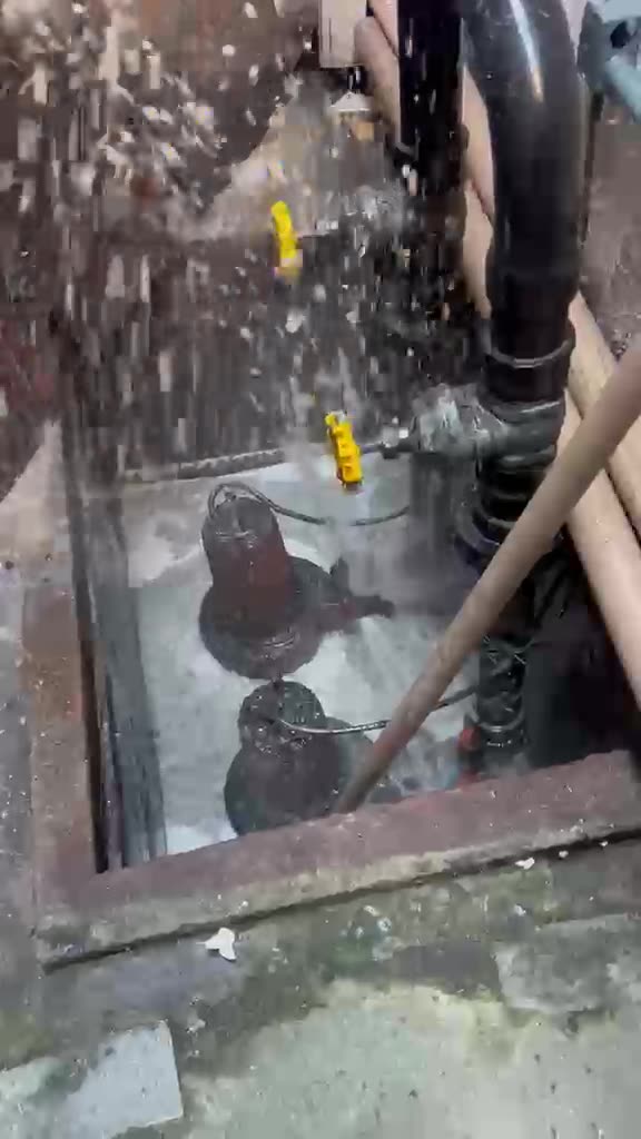 Reparo emergencial de vazamento em tubulação